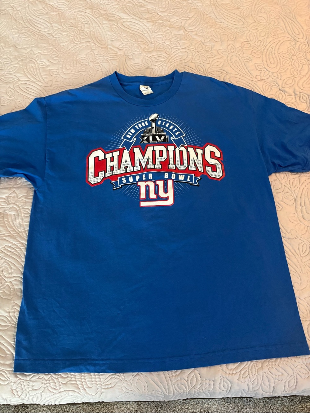 New York Giants Super Bowl 46 Champions TShirt